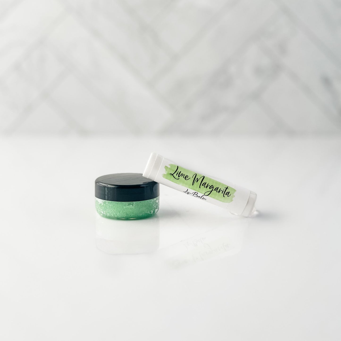 Lip Duo Margarita flavor (color green)