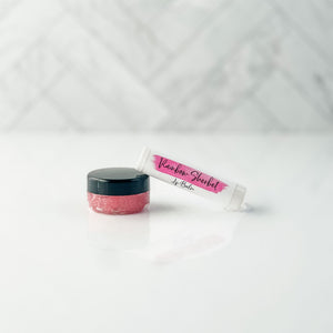 Lip Duo Rainbow Sherbet flavor (color purple and pink)