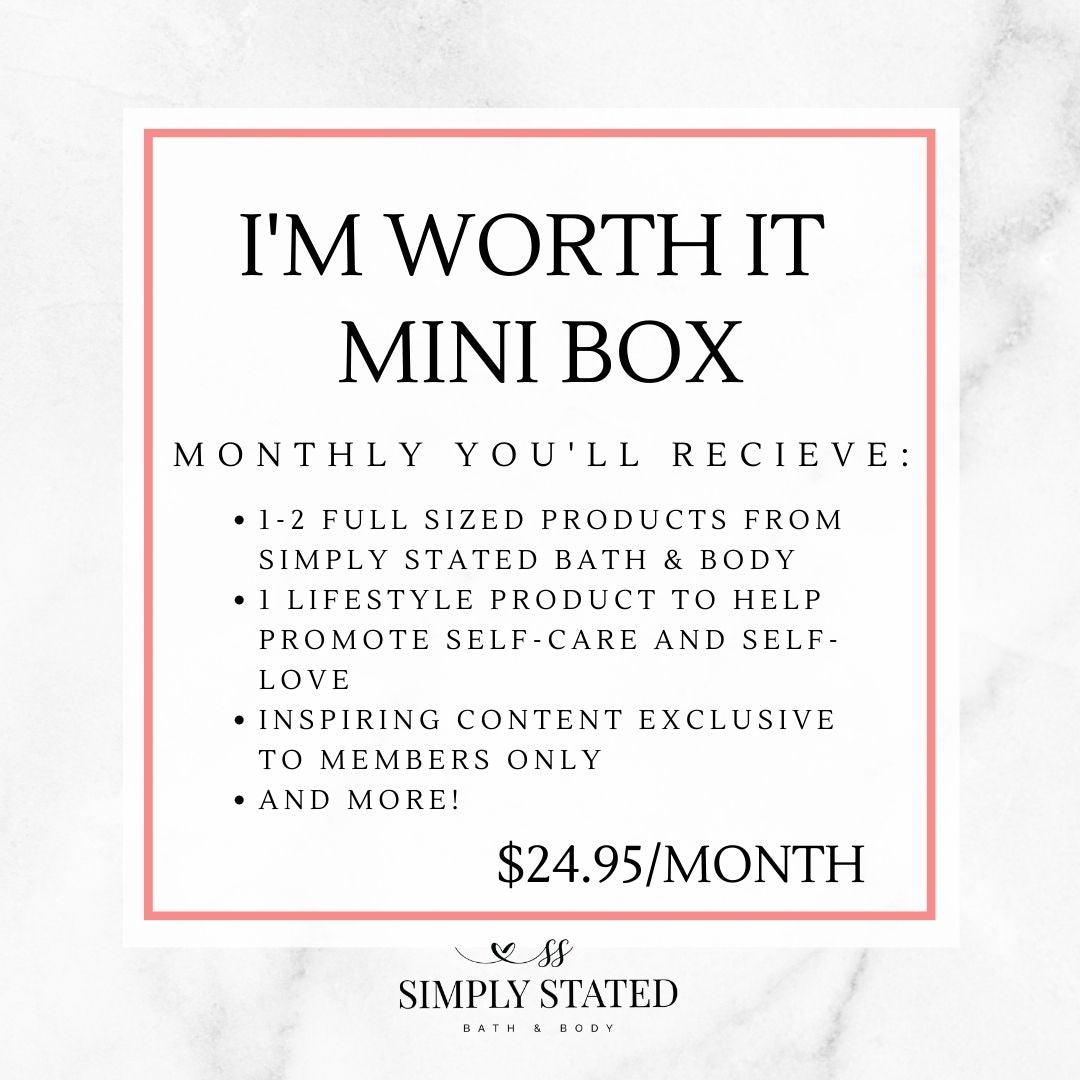 Subscribe + Save Mini I'm Worth It Monthly Box