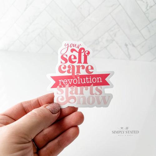 Self-Care Journey Sticker
